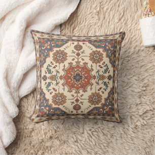 Vintage Antique Persian Oriental Turkish Pattern Cushion