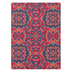 Vintage Antique Persian Oriental Turkish Pattern Tablecloth