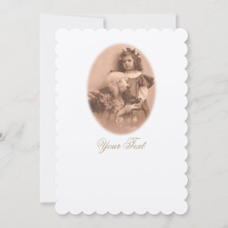 Vintage antique Photo Custom Invitation FromMyDesk