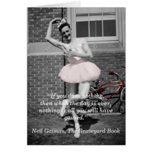 Vintage Antique Photo Man in Tutu Bike Risk Taker