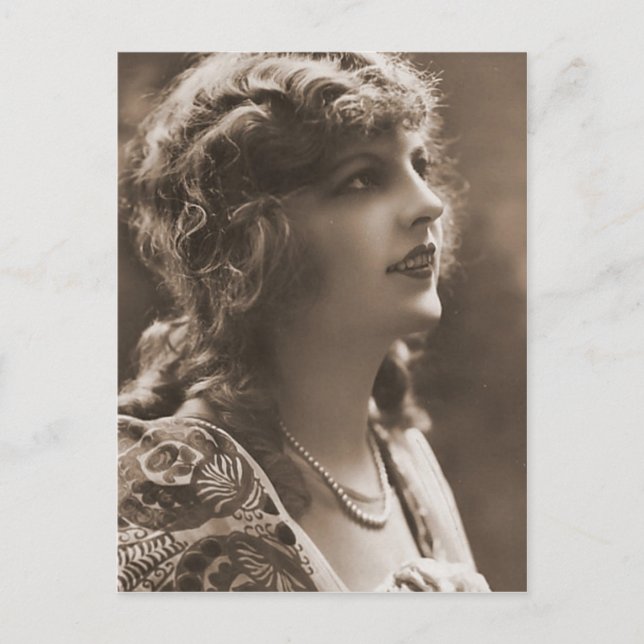 Vintage Antique Photographs Portraits of Flappers Postcard (Front)