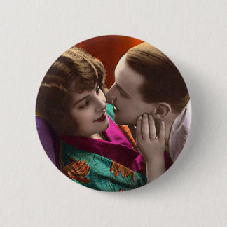 Vintage Antique Romantic Couples Cards and Gifts 6 Cm Round Badge