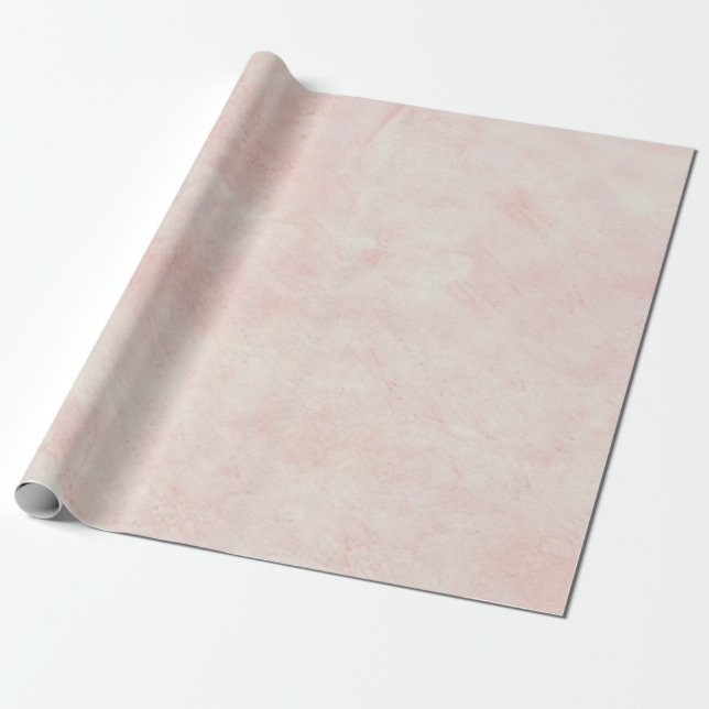 Vintage Antique Textured Blush Pink Decoupage Wrapping Paper (Unrolled)