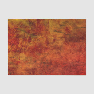 Vintage Antique Textured Orange Brown Decoupage Tissue Paper