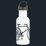 Vintage Antique Tricycle 532 Ml Water Bottle<br><div class="desc">graphic design</div>