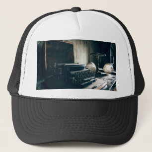 Vintage Antique Typewriter Trucker Hat