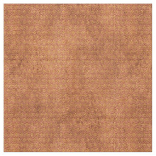 Vintage Antique Weathered Look Pumpkin Spice Fabric
