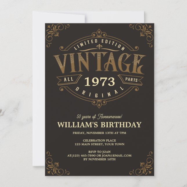 Vintage Any Age Handicraft Theme (Front)
