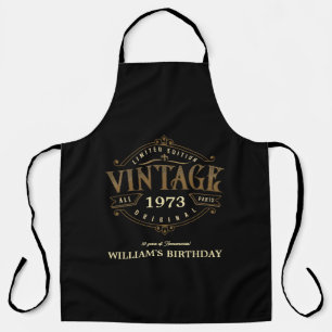 Vintage Any Age Handicraft Theme Apron