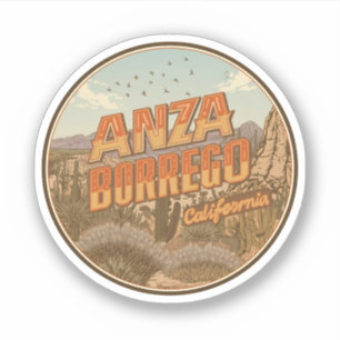 Vintage Anza Borrego Desert State Park desert gift