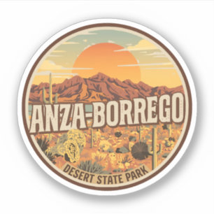 Vintage Anza Borrego Desert State Park desert gift