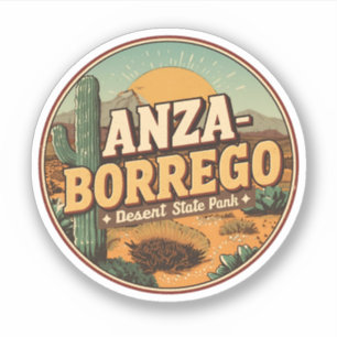 Vintage Anza Borrego Desert State Park desert gift