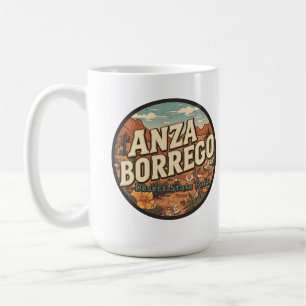 Vintage Anza Borrego Desert State Park desert gift Coffee Mug