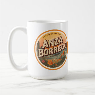 Vintage Anza Borrego Desert State Park desert gift Coffee Mug