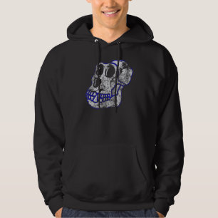 Vintage Ape Block Chain Cryptocurrency Bitcoin Cry Hoodie