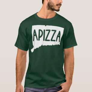 Vintage Apizza Connecticut CT Pizza Lovers Gifts T-Shirt