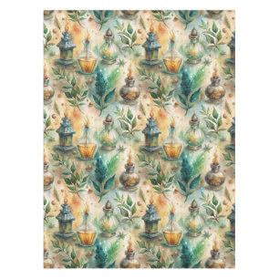 Vintage Apothecary Bottles Pattern (4) Tablecloth
