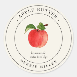Vintage Apple butter Jelly canning Label