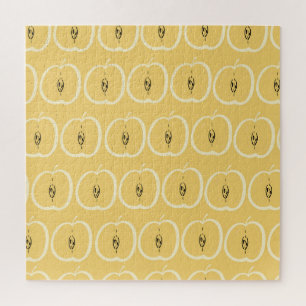 Vintage Apple Pattern: Wallpaper Design. Jigsaw Puzzle