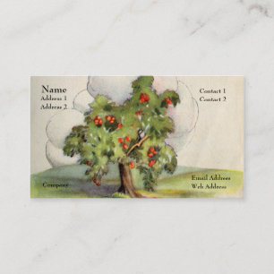 Vintage Apple Tree Business Card