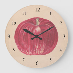 Vintage Apple Wall Clock