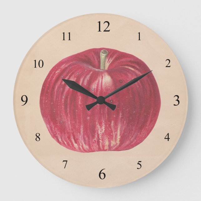 Vintage Apple Wall Clock (Front)