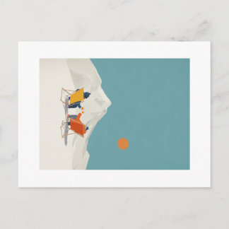 Vintage Après-Ski Chill Postcard