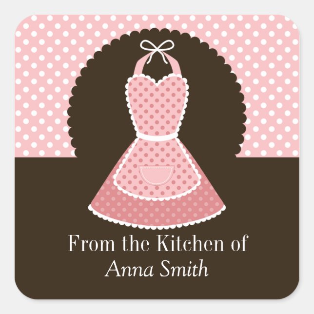 Vintage Apron Kitchen Label (Front)