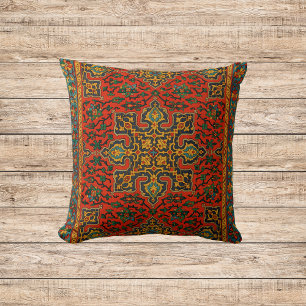 Vintage Arabian Carpet Print Cushion