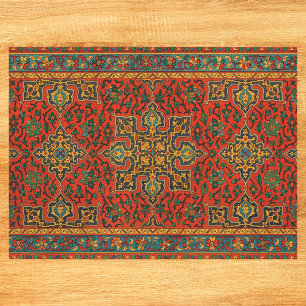Vintage Arabian Carpet Print Tissue Paper