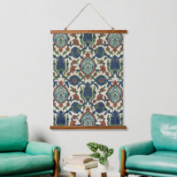 Vintage Arabic Geometric Floral Art Print