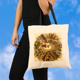 Vintage Arc de Triomphe, Paris, France Travel Art Tote Bag