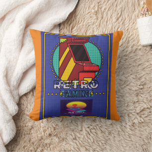 Vintage Arcade Game Designs  Cushion