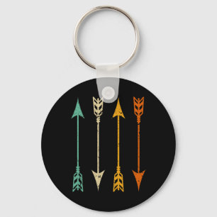 Vintage Archery Arrows For Bow Hunting Retro Key Ring