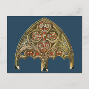 Vintage Architectural Element, Decorative Arches Postcard