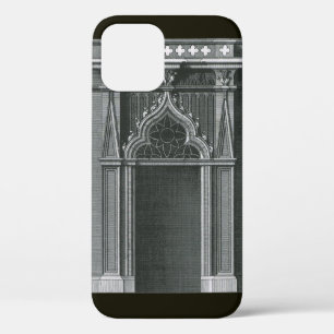 Vintage Architectural Element, Gothic Doorway iPhone 12 Case