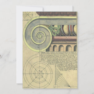 Vintage Architecture; Capital Volute by Vignola