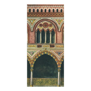Vintage Architecture, Citadel in Pavia, Italy Rack Card