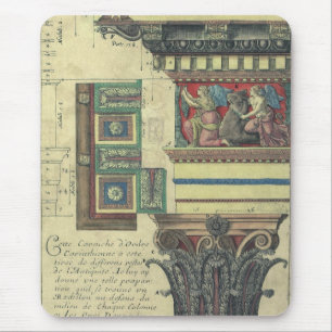 Vintage Architecture, Column with Cornice Moulding Mouse Pad