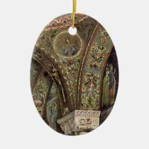 Vintage Architecture, Decorative Arch in a Church Ceramic Tree Decoration