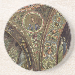 Vintage Architecture, Decorative Arch in a Church Coaster