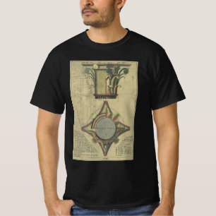 Vintage Architecture, Decorative Capital Crown T-Shirt