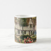 Vintage Architecture Formal Garden English Cottage