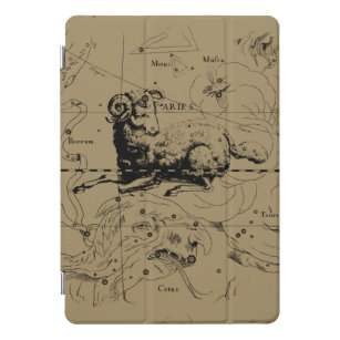Vintage Aries Constellation Map Hevelius 1690 iPad Pro Cover