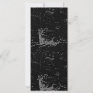 Vintage Aries Sign Constellation Hevelius 1690