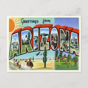 Vintage Arizona Announcement Postcard