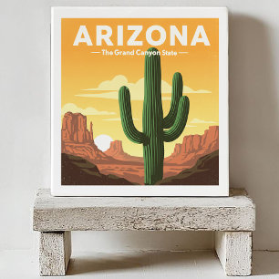 Vintage Arizona Ceramic Tile
