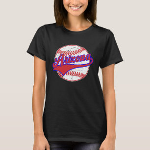Vintage Arizona Cityscape Baseball For Men Women T-Shirt