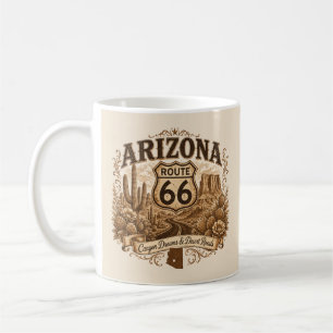 Vintage Arizona Highway Kitchen Accessory Coffee Mug