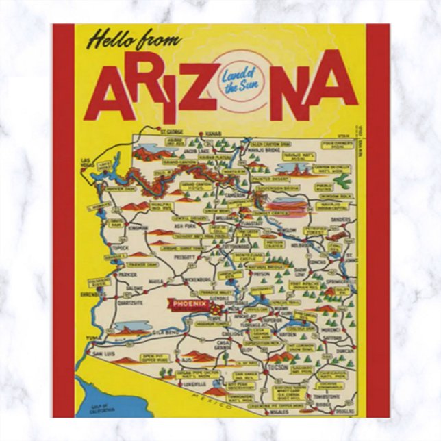 Vintage Arizona Land of the Sun Postcard (Creator Uploaded)